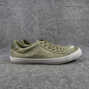 Old Navy Shoes Womens 9 Sneakers Casual Lifestyle Lace Up Low Green Faux Suede